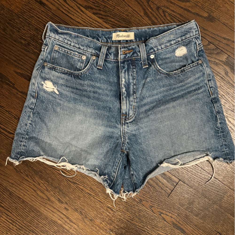 Madewell Relaxed Fit Mid-Length Denim Shorts